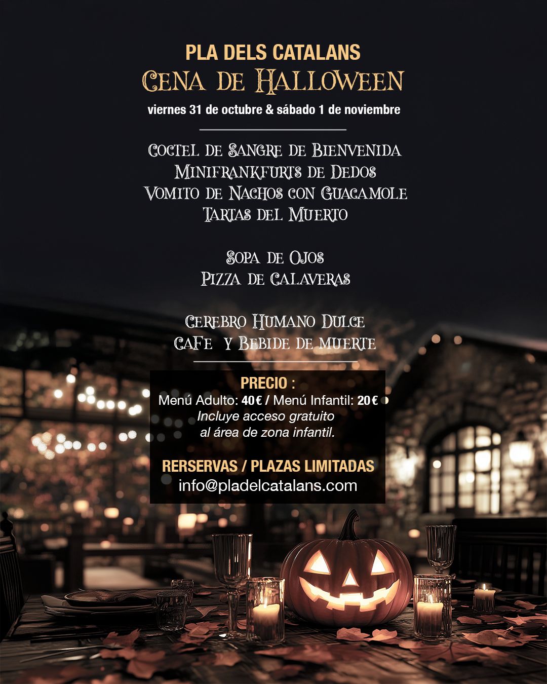 menú halloween menú halloween
